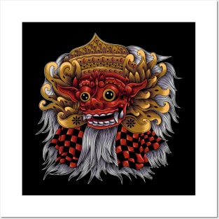 Barong Balinese Culture Mask Posters and Art